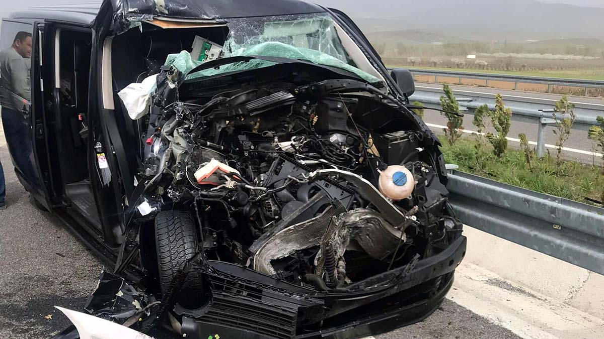 Selami Şahin'in oğlu Emirhan Şahin kaza yaptı