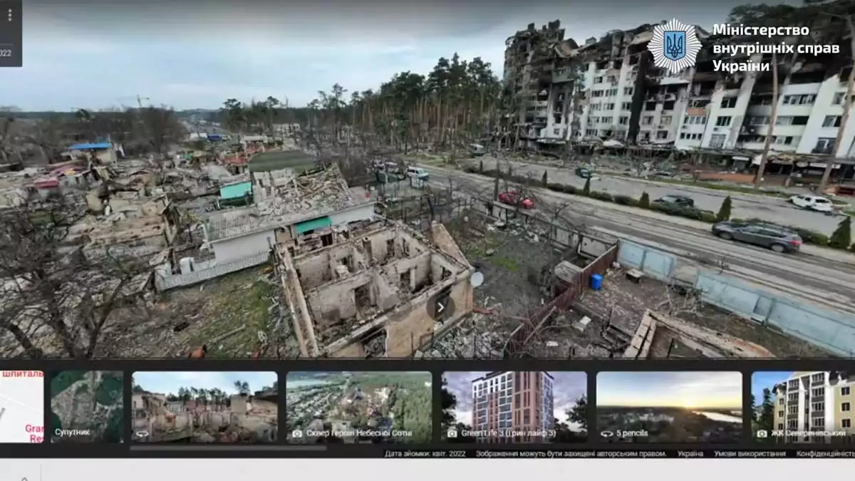 Ukrayna'nın yıkılan şehirleri dijitalleşecek