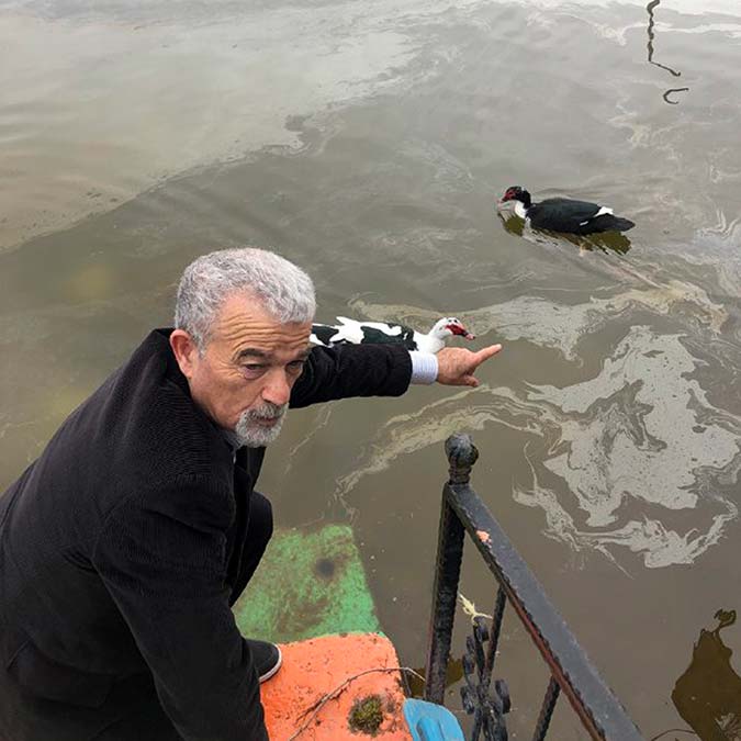 Uluabat Gölü'nde su çürüyor
