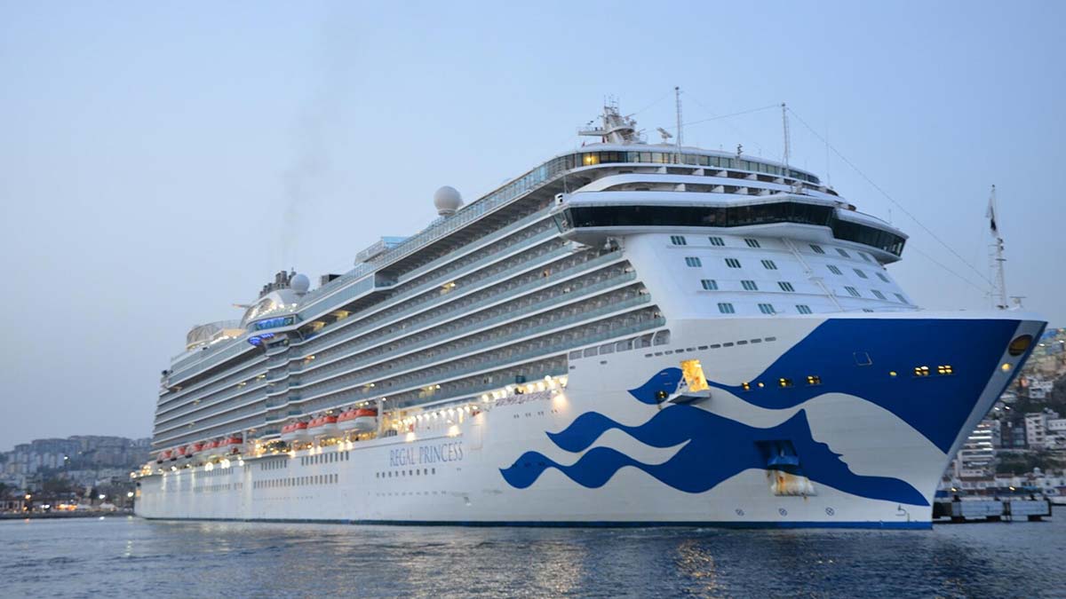 Yüzen şehir ile 2 bin 460 yolcu Kuşadası'na geldi