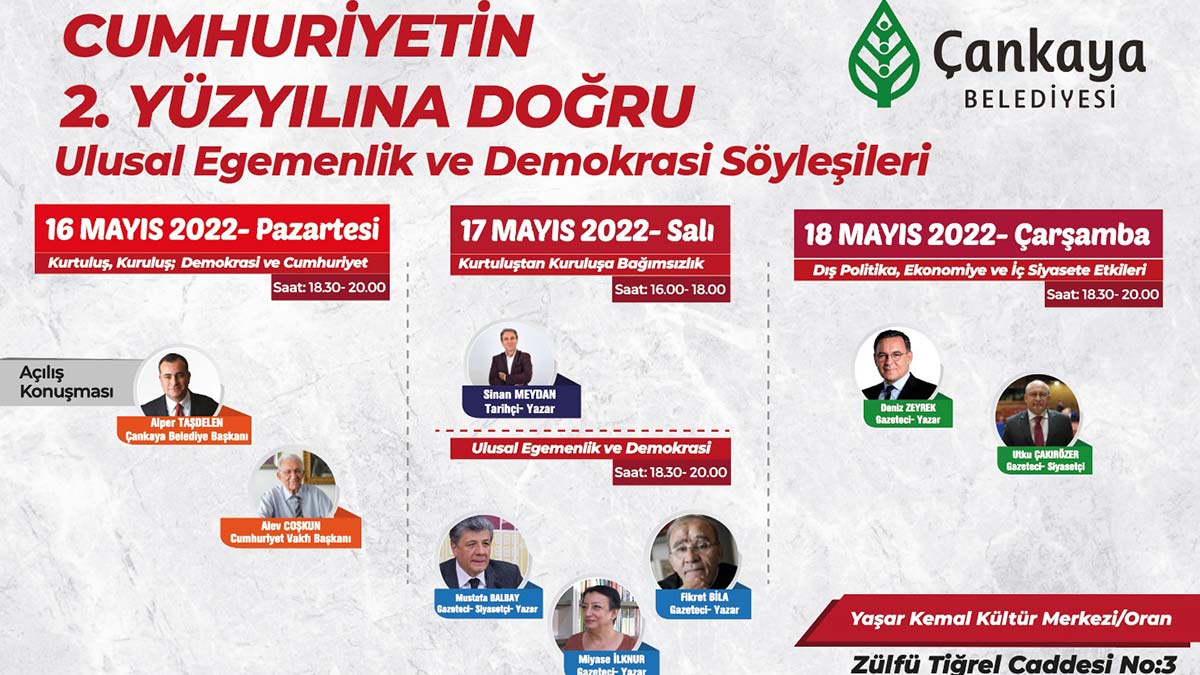 Çankaya Belediyesi 19 Mayıs'ı konserlerle kutluyor