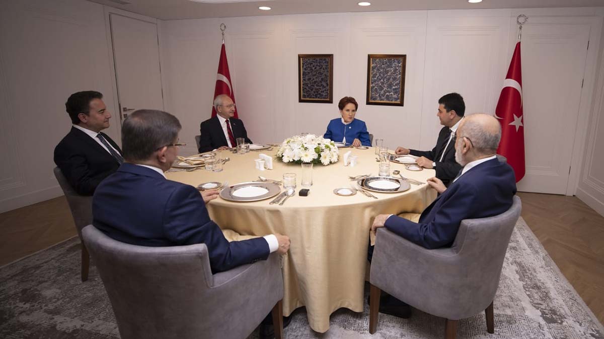 6 muhalefet partisi lideri 4. kez buluştu