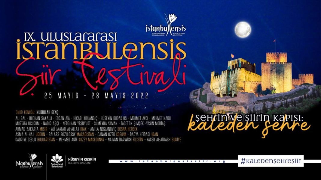 9'uncu İstanbulensis Şiir Festivali başlıyor