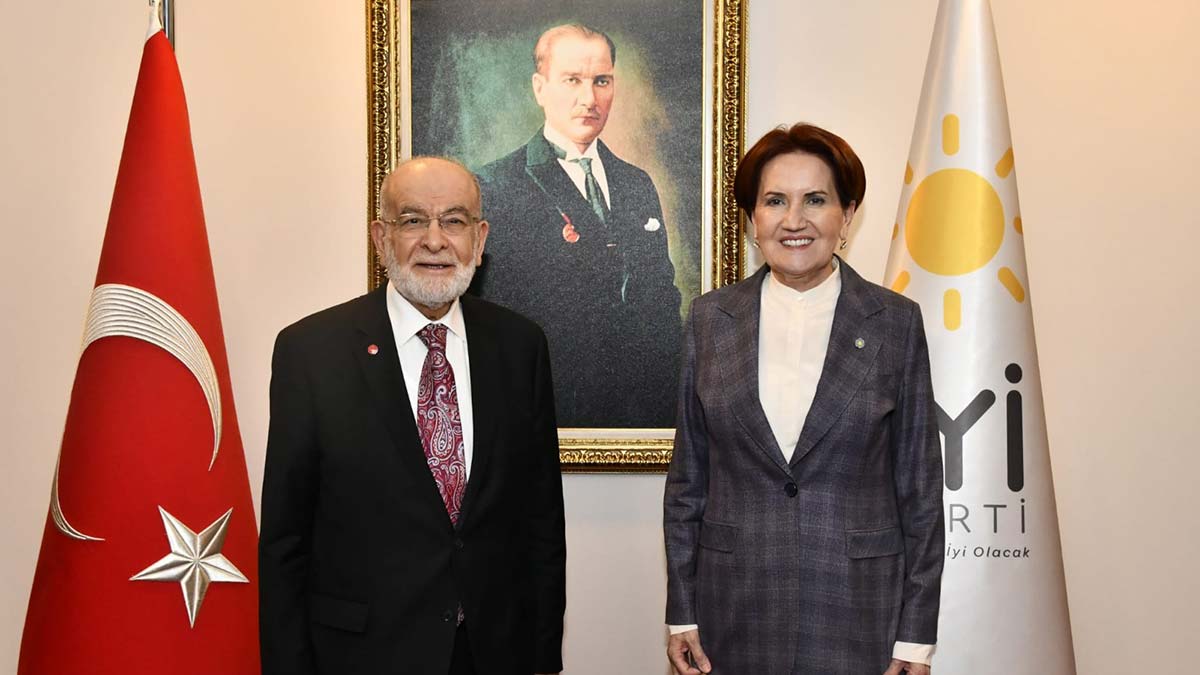 Akşener ve Karamollaoğlu bir araya geldi