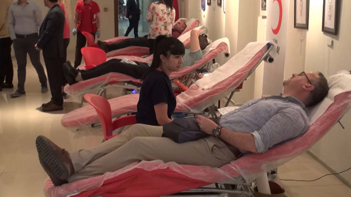 Anadolu Adliyesi'nde çocuklar için kan bağışı