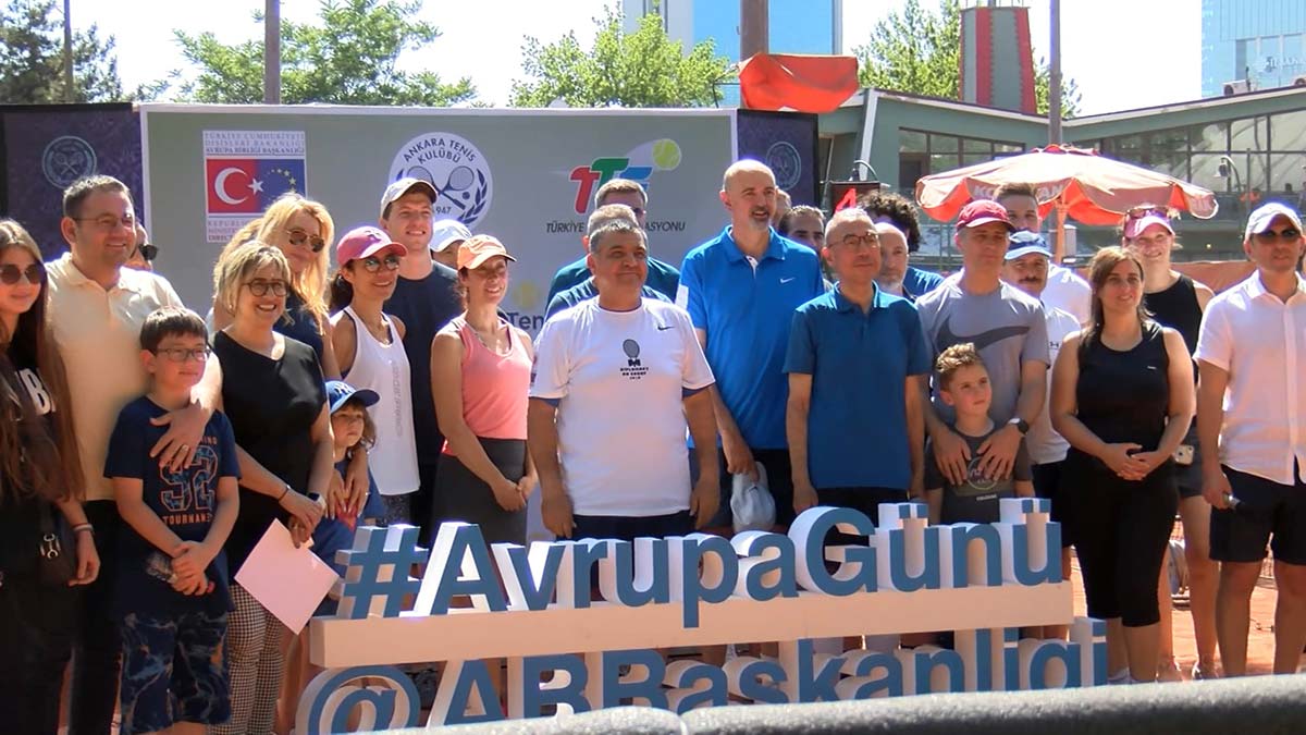 Ankara'da 'Avrupa Günü Tenis Turnuvası'