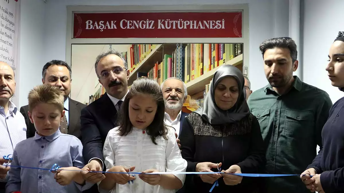 Ankara'da 'başak cengiz kütüphanesi' açıldı