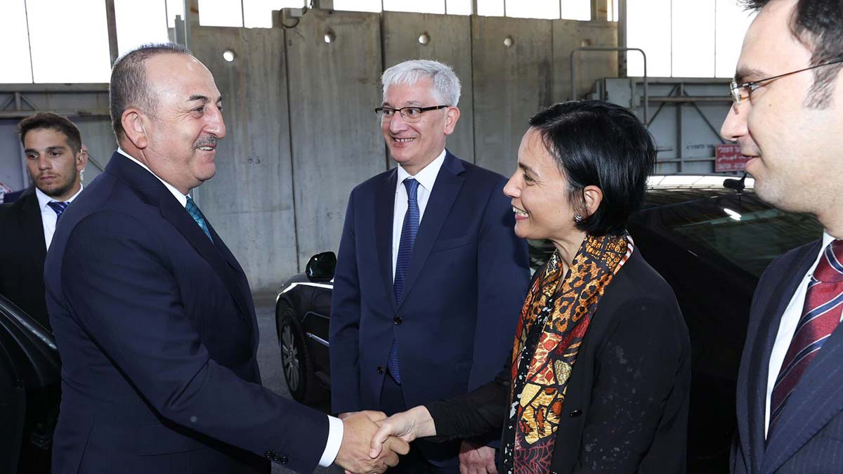 Bakan Çavuşoğlu Filistin'de