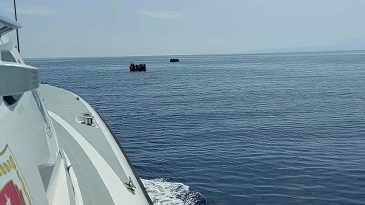 Bodrum’da 83 kaçak göçmen kurtarıldı