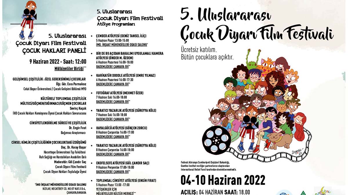 5. Uluslararası Çocuk Diyarı Film Festivali başlıyor