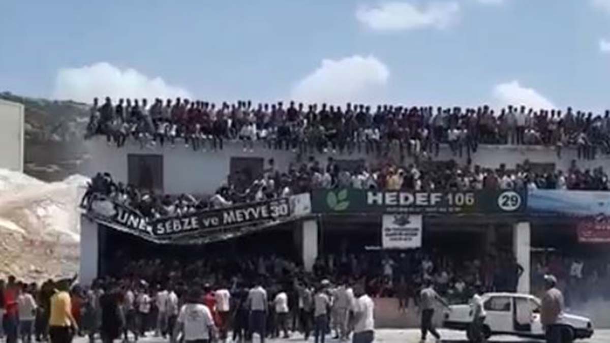 Drift festivalinde üst üste kaza