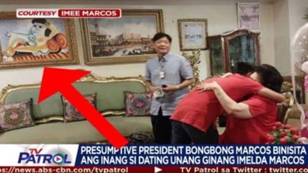 El konulan Picasso tablosu Marcos'un evinde çıktı