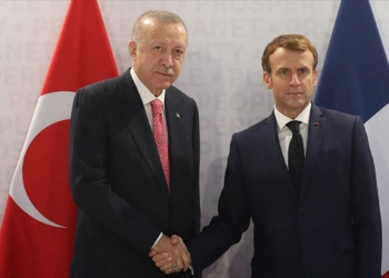 Erdoğan, Fransa Cumhurbaşkanı ile görüştü