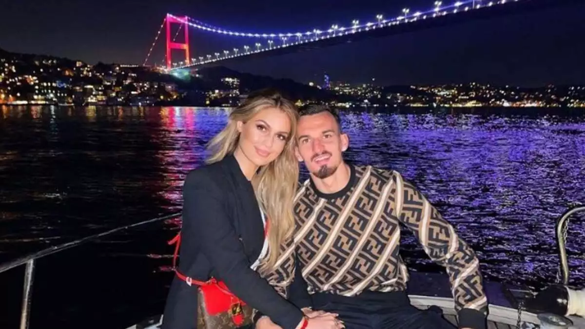 Fenerbahçeli berisha'ya sevgilisini darbetti iddiası