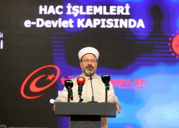 Hac kayıt işlemleri e-Devlet'ten yapılabilmekte