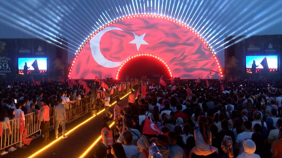 İBB'den Maltepe miting alanında fetih kutlaması