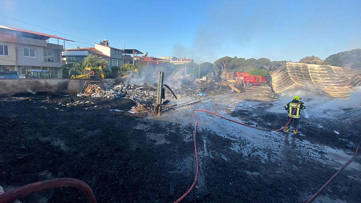 İçme suyu dolum tesisinde çıkan yangın söndürüldü