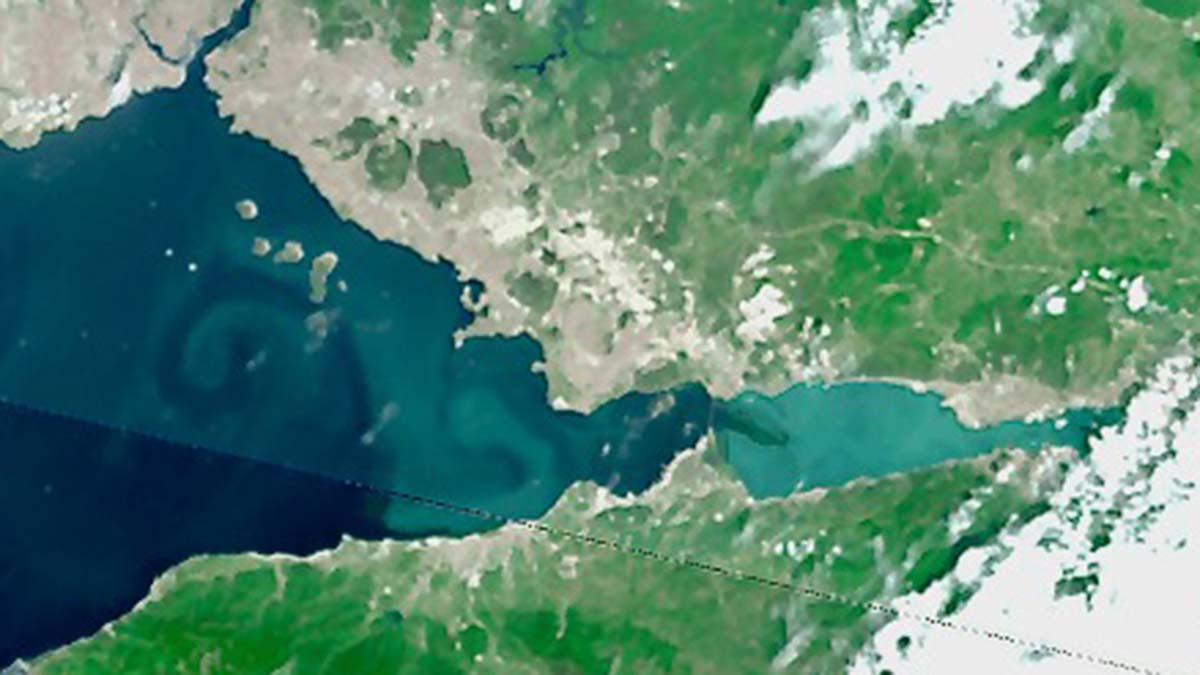İzmit Körfezi'ndeki değişim uydudan görüntülendi