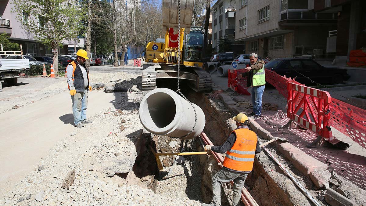 ASKİ'den su taşkınlarına son verecek çalışma