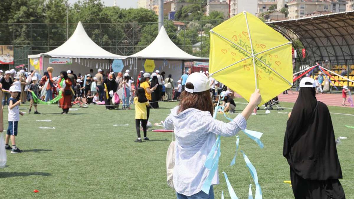 Kağıthane'de Uçurtma Şenliği düzenlendi
