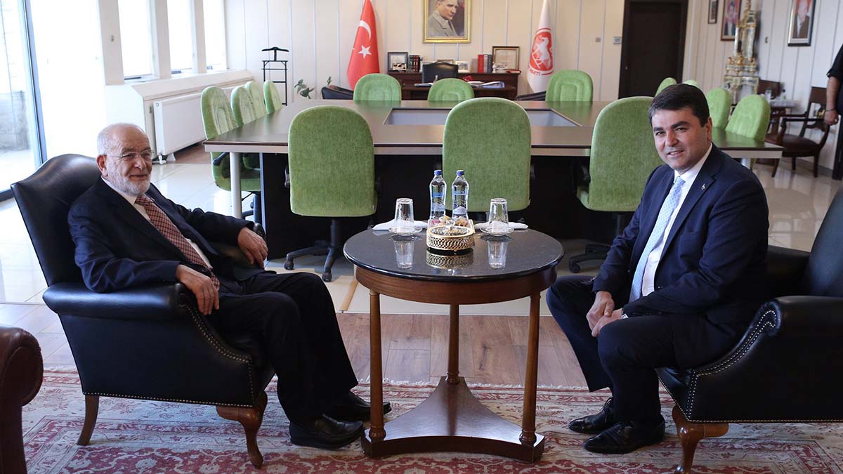 Karamollaoğlu Gültekin Uysal ile görüştü