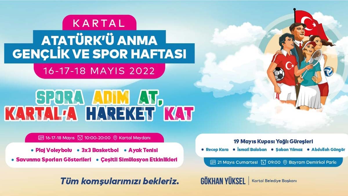 Kartal Belediyesi'nden 19 Mayıs ruhuna özgü kutlama