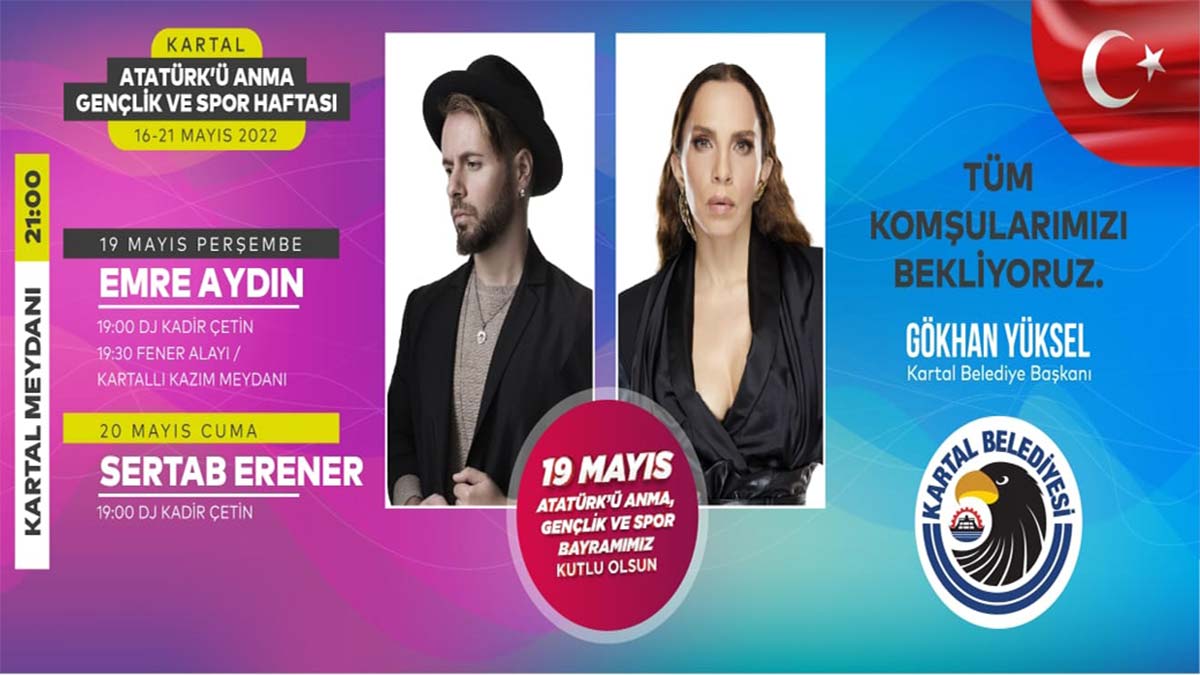 Kartal'da 19 Mayıs kutlamaları doyasıya yaşanacak