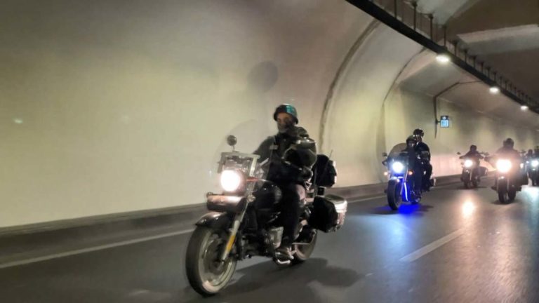 Motosikletler, Avrasya Tüneli’nden ilk defa geçti
