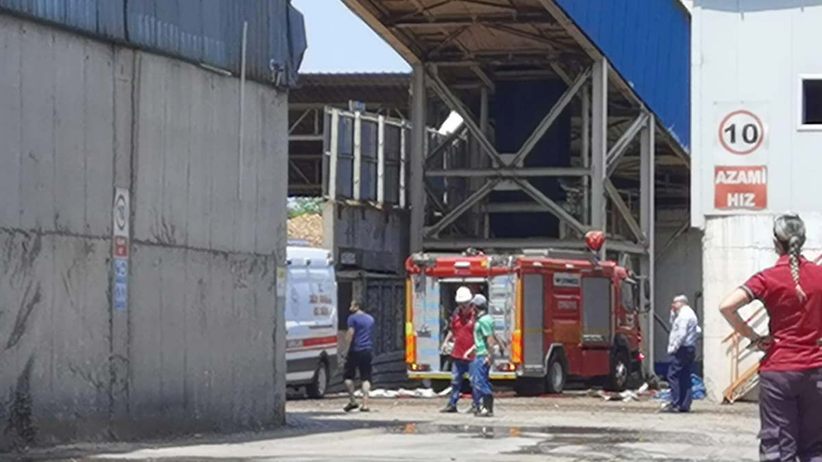 Orman ürünleri fabrikasında patlama: 2 ölü 7 yaralı