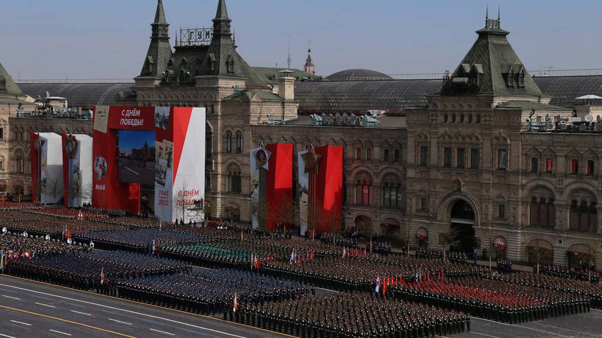 Rusya'da 'Zafer Günü' provası yapıldı