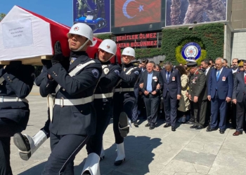 Şehit polis Hüseyin Duman için tören düzenlendi