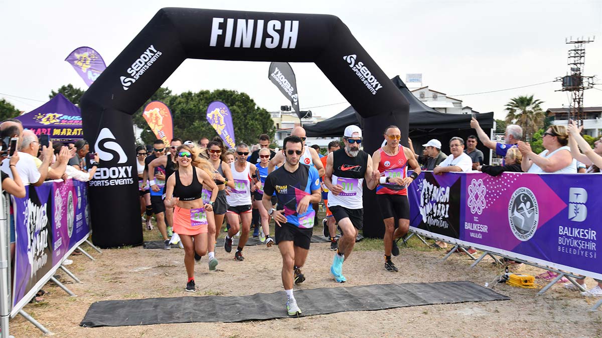 Sıfır atık konusuna dikkat çekmek için koştular