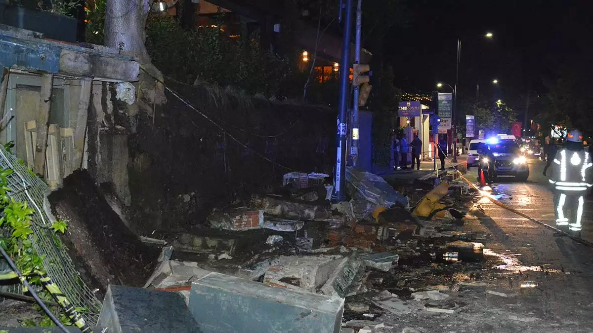 Somer şef'in restoranının duvarı çöktü: 1 ölü