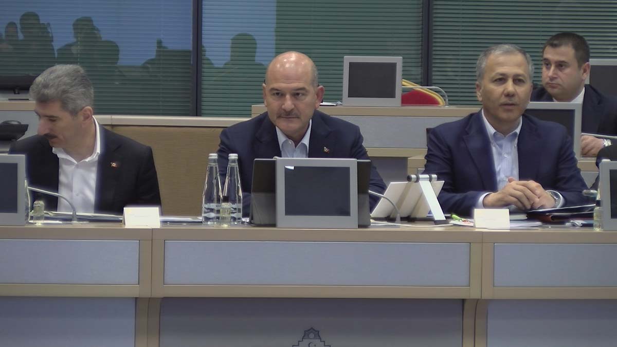 Soylu Terör Değerlendirme Toplantısı'na katıldı