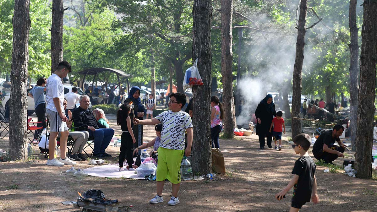Çubuk-1 Barajı Rekreasyon Alanı yoğun ilgi görüyor