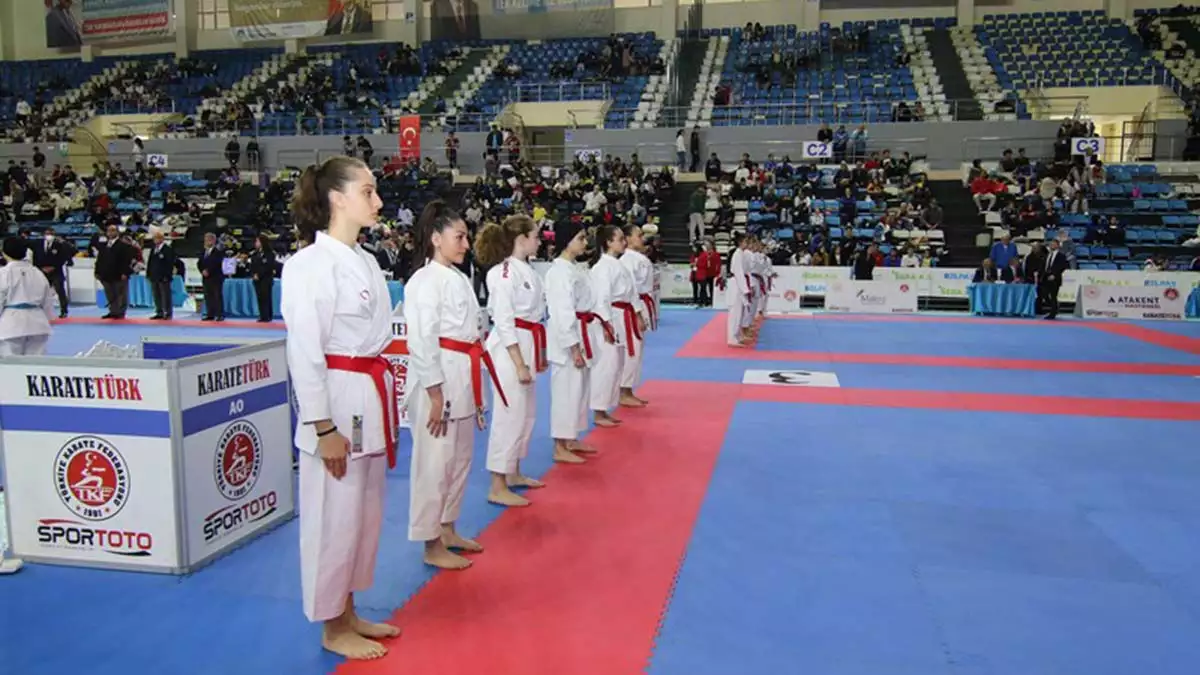Türkiye karate şampiyonası finali yapıldı