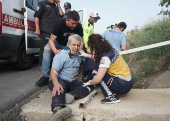 Tekirdağ'da işçi servisi devrildi: 5 yaralı