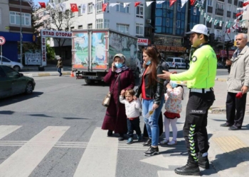 'Yayalar için 5 adımda güvenli trafik' denetimi