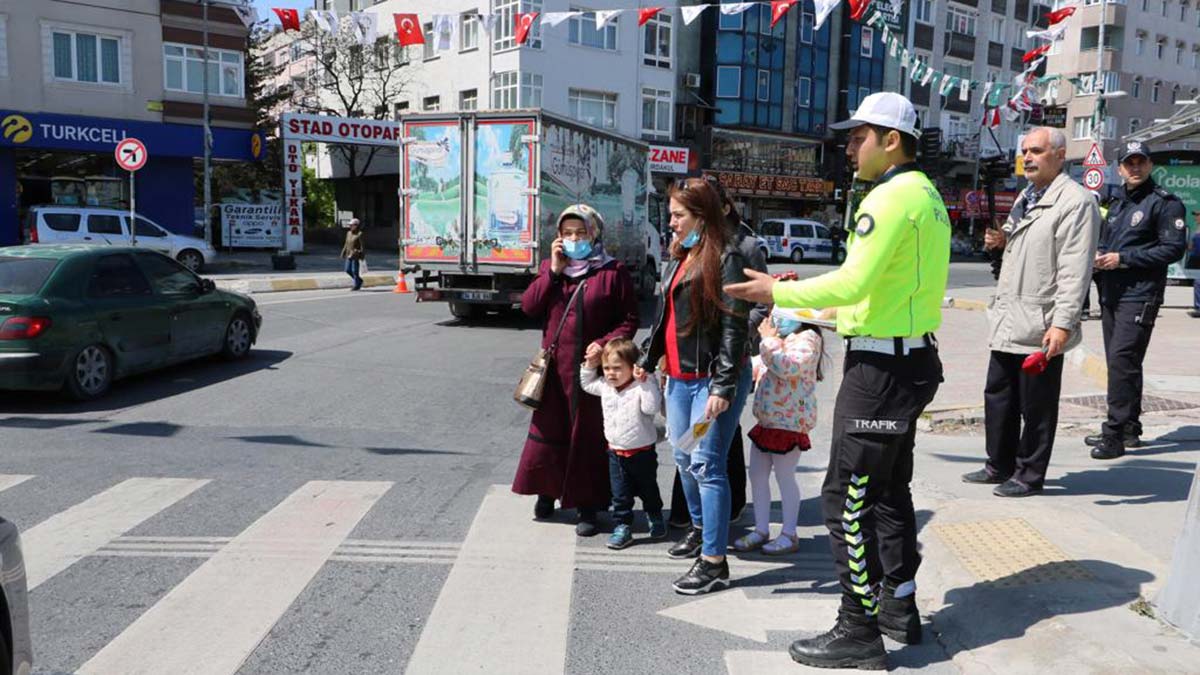 'Yayalar için 5 adımda güvenli trafik' denetimi
