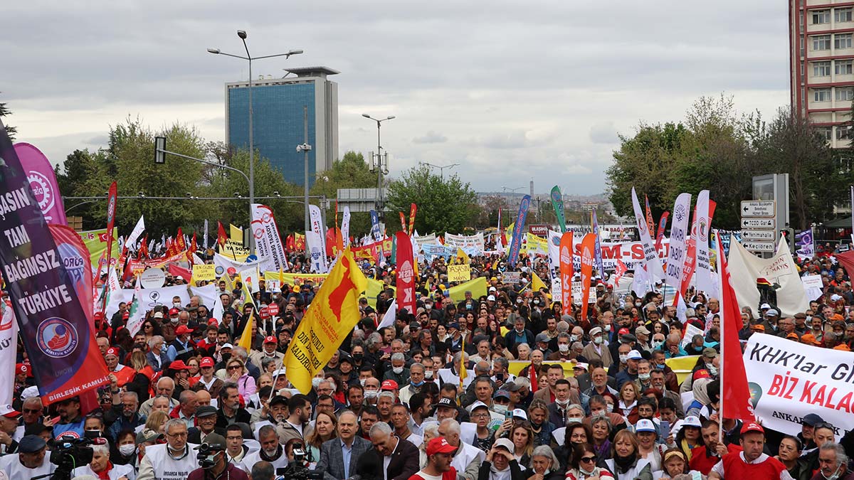 Ankara'da 1 mayıs kutlaması