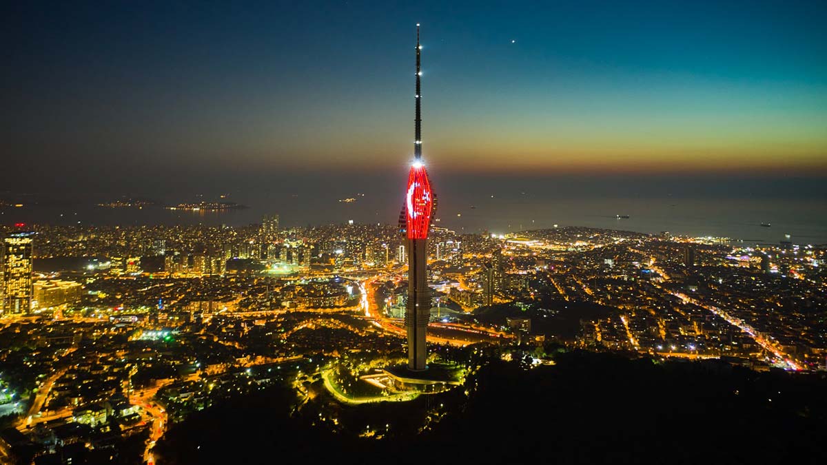 Çamlıca Kulesi'ni bir yılda 563 bin kişi ziyaret etti