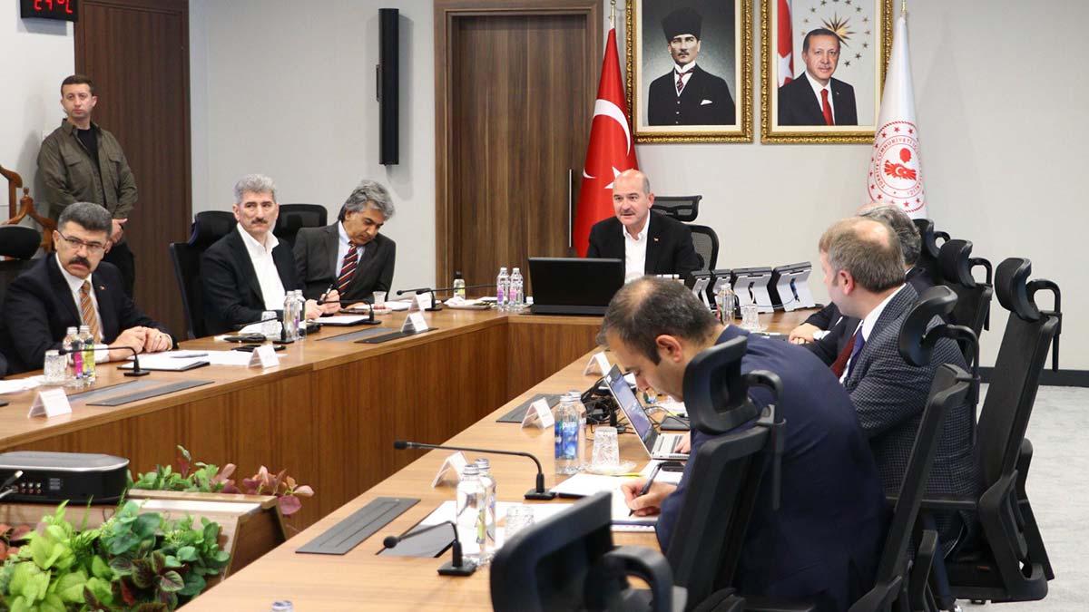 Süleyman Soylu Katar heyeti ile görüştü