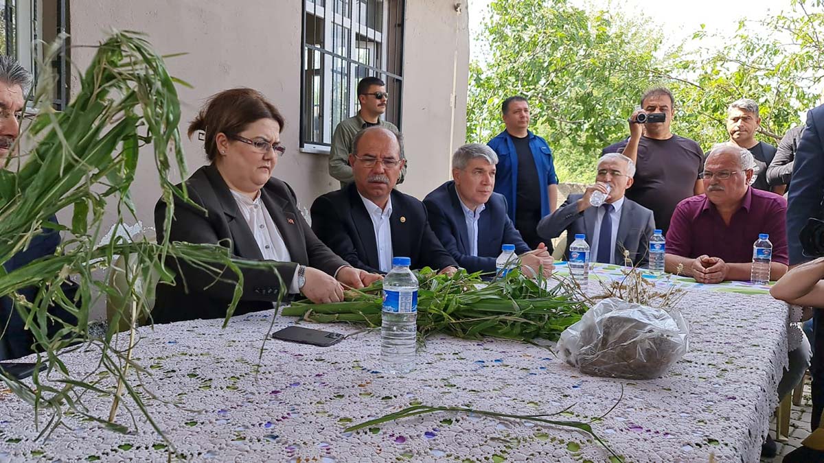Bakan Yanık'tan Kadirli'de dolu yağışı sonrası inceleme