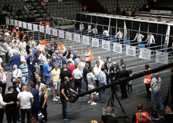 Beşiktaş Olağan Seçimli Genel Kurul'da oy verme