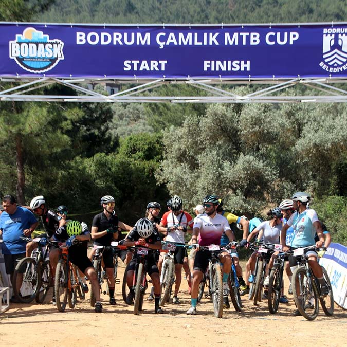 Bodrum Çamlık MTB Cup Bisiklet Yarışı 2'inci kez yapıldı