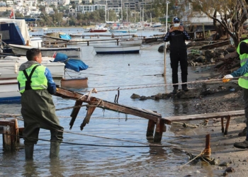 Bodrum'da 61 iskele yıkıldı
