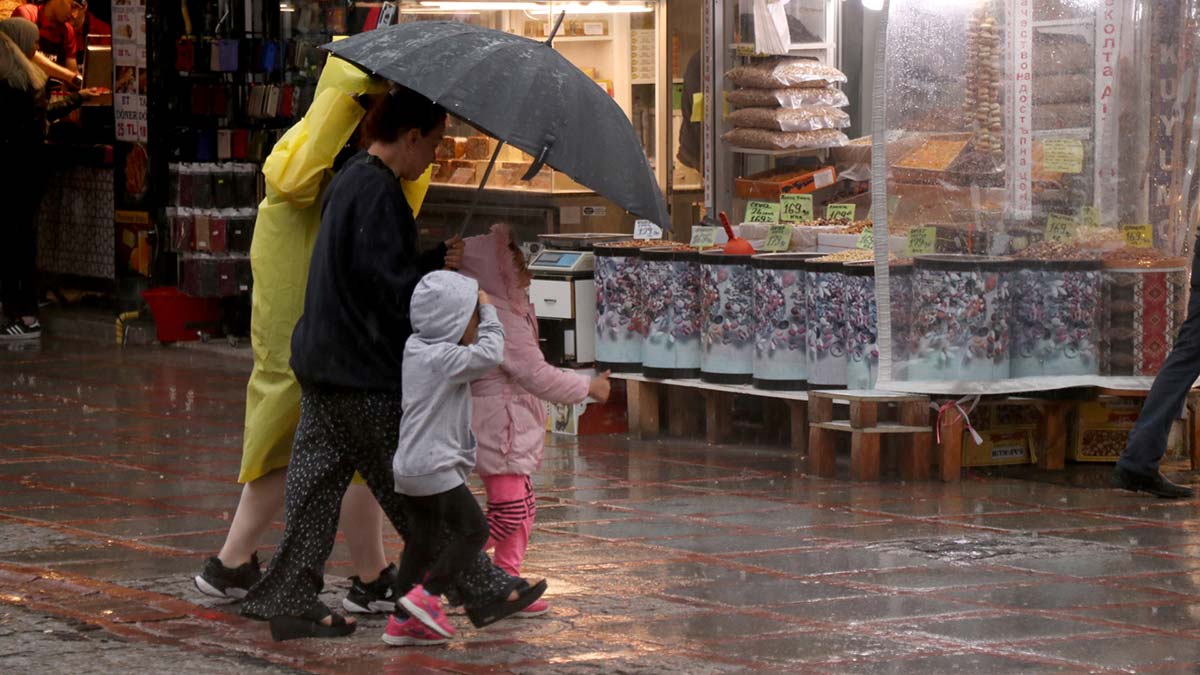 Edirne'de sağanak yağış
