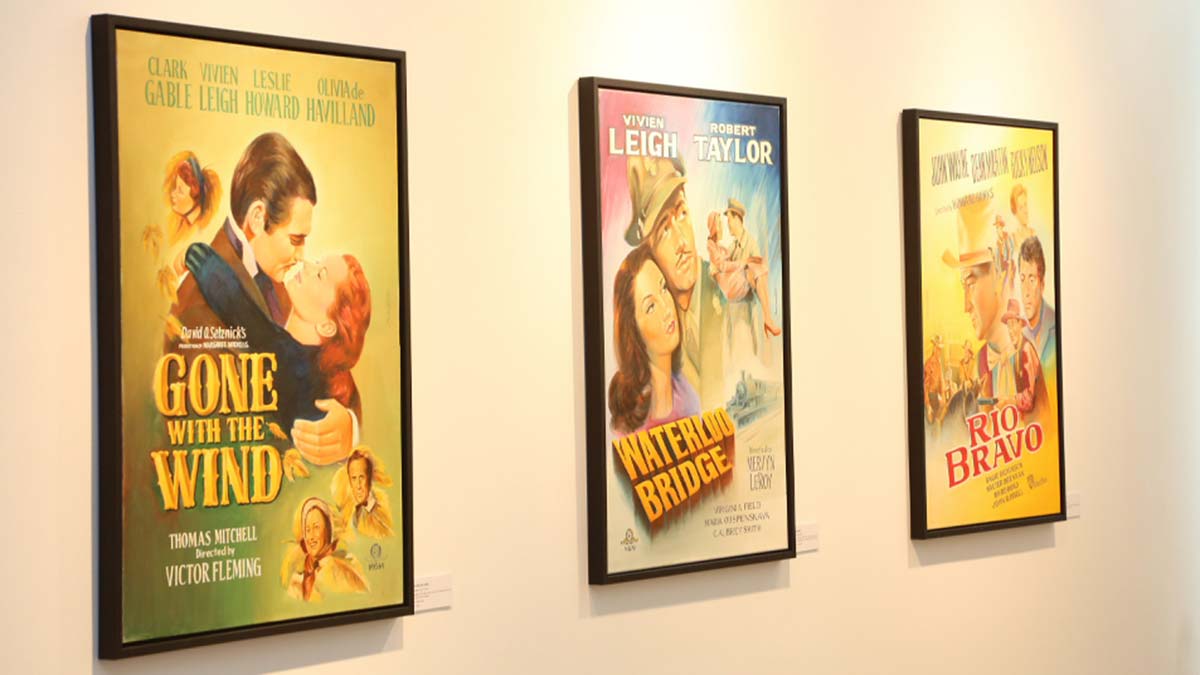 ‘Filmden Resme Sinema Afişleri’ sergisi açıldı