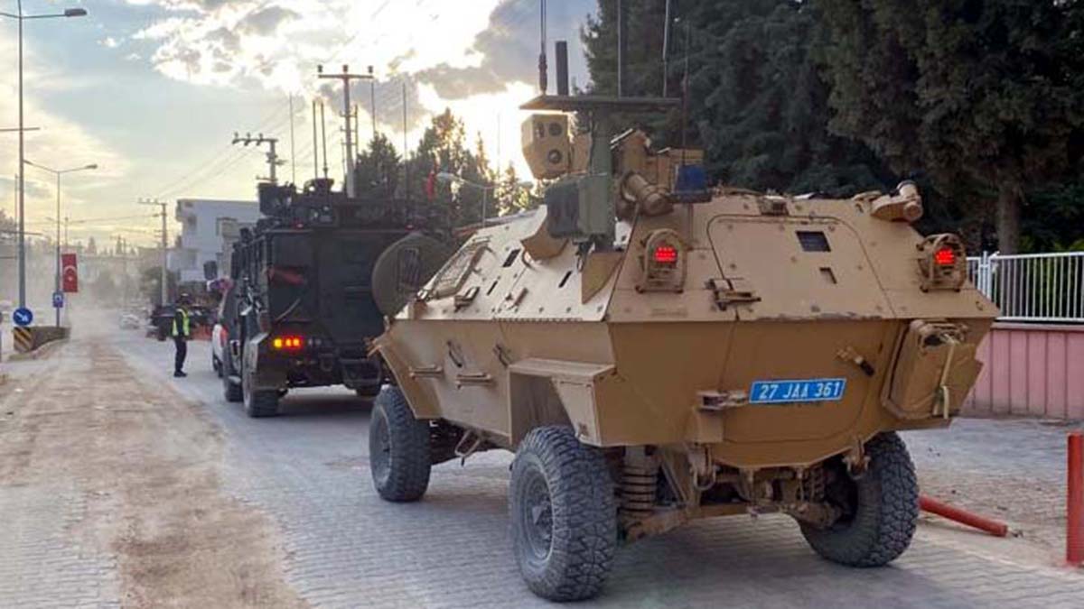 Gaziantep'te hudut karakoluna saldırı