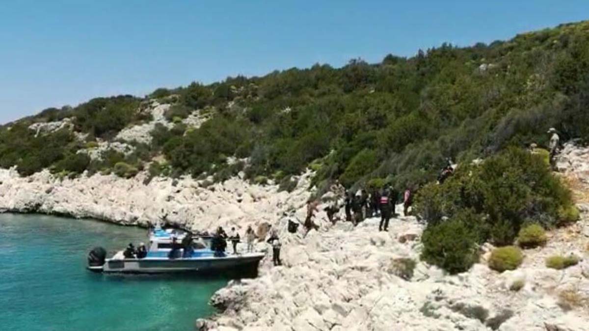 118 kaçak göçmen İHA ile tespit edildi